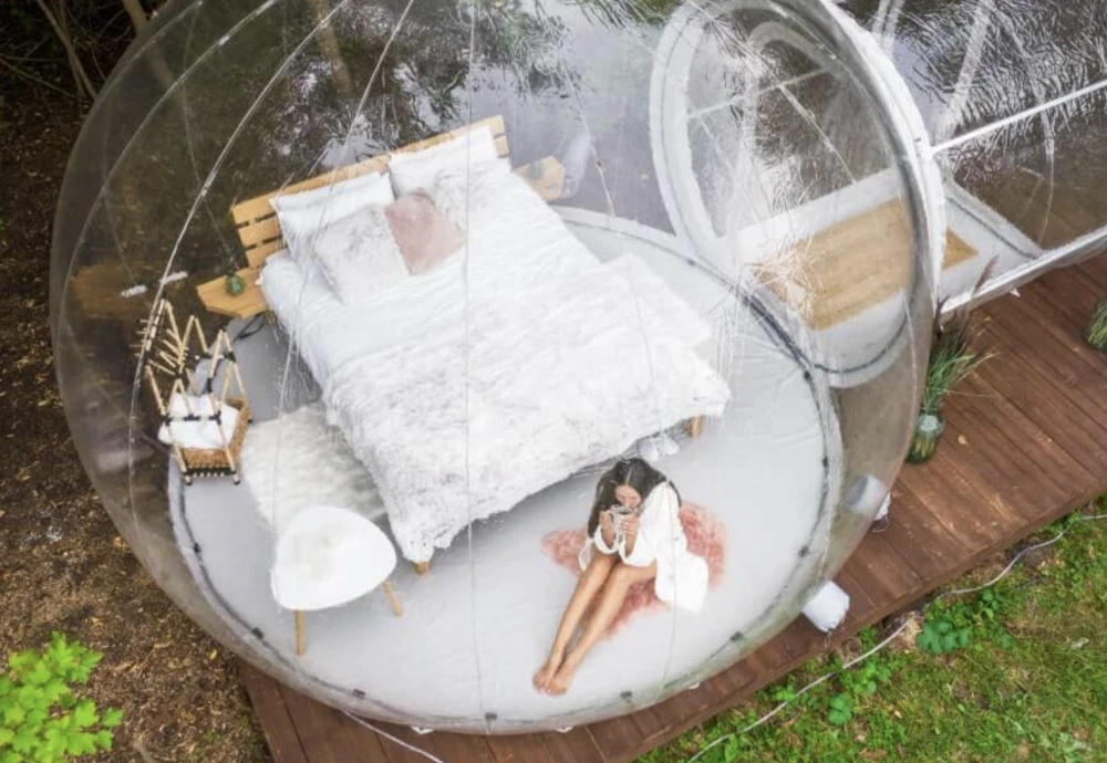 outdoor see through bubble tent